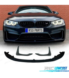 SPOILER LAME DE PARE-CHOCS AVANT BMW F80 F82 F83 11-18 + SPLITTERS NOIR MAT