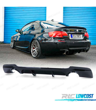 DIFFUSEUR BMW E92 E93 LOOK M PERFORMANCE NOIR BRILLANT O---O