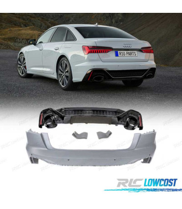 PARE-CHOCS ARRIÈRE AUDI A6 20- LOOK RS6 PDC