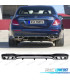 DIFFUSEUR ARRIÈRE MERCEDES CLASSE E W213 AMG 16-19 LOOK E63 + EMBOUT D´ÉCHAPPEMENT