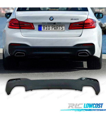 DIFFUSEUR ARRIÈRE BMW G30 G31 17-19 LOOK M TECH 2 SORTIES