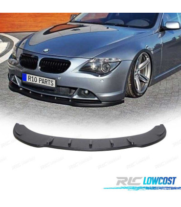 SPOILER LAME DE PARE-CHOCS AVANT BMW E63 NOIR