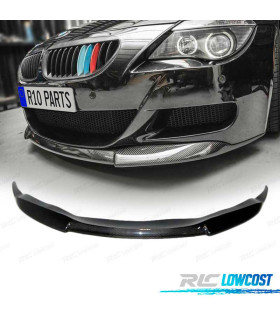 SPOILER LAME DE PARE-CHOCS BMW E63 03-10 LOOK M6 CARBONE