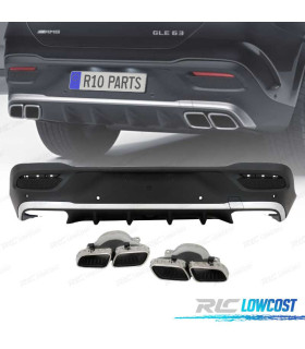 DIFFUSEUR MERCEDES C167 GLE 20- + EMBOUTS D'ÉCHAPPEMENT