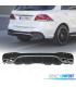 DIFFUSEUR ARRIÈRE MERCEDES W166 GLE 350 AMG LOOK GLE63 + EMBOUTS D´ÉCHAPPEMENT