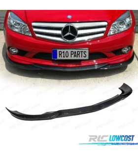 SPOILER LAME PARE-CHOCS AVANT MERCEDES W204 07-10 CARBONE