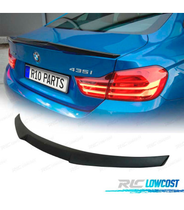 AILERON BECQUET LAME COFFRE BMW SÉRIE 4 F32 13-18 LOOK M4 CSL NOIR MAT