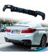 DIFFUSEUR BMW G30 G31 LOOK M PERFORMANCE NOIR BRILLANT O---O