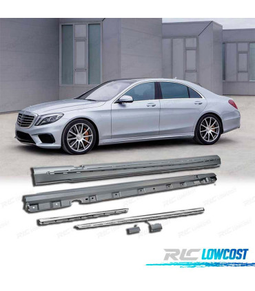 BAS DE CAISSE MERCEDES CLASSE S W222 13-18 AMG S63 CHROMÉ