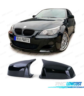 COQUES RÉTROVISEURS POUR BMW E60 E61 07-09 LOOK M NOIR BRILLANT