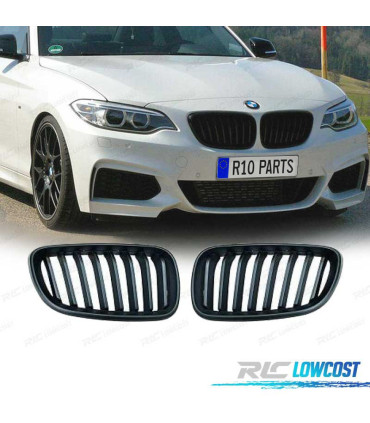 CALANDRE BMW F22 F23 14-15 LOOK M PERFORMANCE NOIR MAT