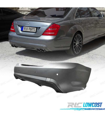 PARE-CHOCS ARRIÈRE MERCEDES CLASSE S W221 05-11 LOOK AMG S65 PDC
