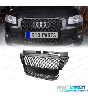 CALANDRE AUDI A3 8P 08-12 LOOK RS3 NOIR