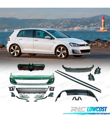 KIT CARROSSERIE VOLKSWAGEN VW GOLF VII 12-17 PDC SRA LOOK GTI