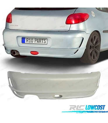 PARE CHOCS ARRIÈRE PEUGEOT 206 206CC 98-09