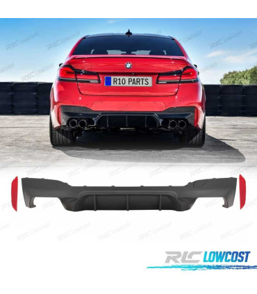 DIFFUSEUR BMW G30 G31 17- LOOK M5 NOIR MATE