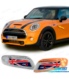 CLIGNOTANTS LATÉRAUX POUR MINI COOPER F55 F56 F57 LED UNION JACK FLAG ROUGE BLEUE