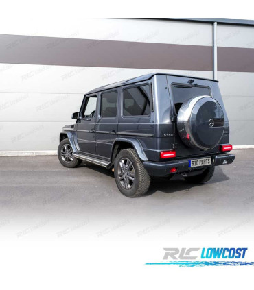 FEUX ARRIÈRE LED DYNAMIQUE MERCEDES CLASSE G W463 07-17 ROUGE FUMÉ LOOK AMG G55