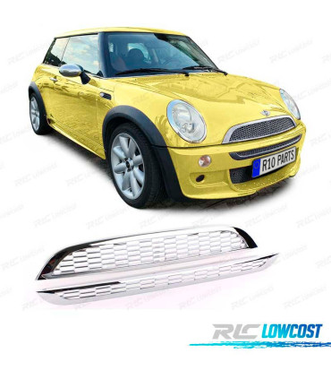 CALANDRE MINI COOPER R50 R53 01-06 TYPE S CHROMÉ