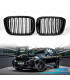 DOUBLE CALANDRE BMW X3 G01 G08 X4 G02 LOOK M PERFORMANCE NOIR BRILLANT