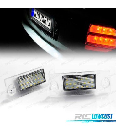 ÉCLAIRAGE PLAQUE D´IMMATRICULATION AUDI A4 B5 94-98 A3 97-00 LED