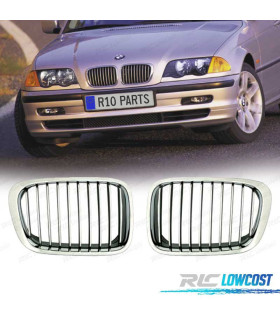 CALANDRES BMW E46 BERLINE 98-01 COMPACT 00-05 CHROMÉ