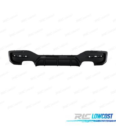 DIFFUSEUR BMW F34 GT LOOK M PERFORMANCE NOIR BRILLANT 2 SORTIES