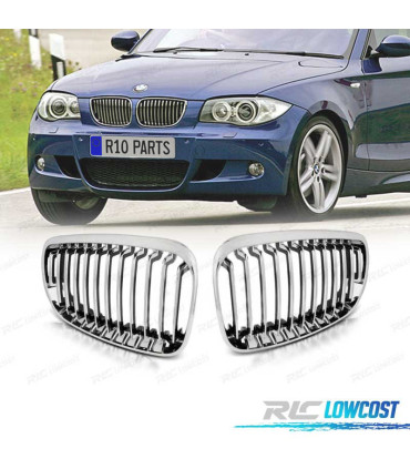 CALANDRES BMW E87 04-07 CHROMÉ
