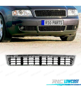 CALANDRE INFÉRIEURE PARE-CHOCS AUDI A4 B6 NOIR CHROMÉ
