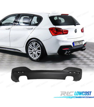 DIFFUSEUR BMW F20 F21 LCI 15-19 LOOK M DOUBLE SORTIE OO---OO