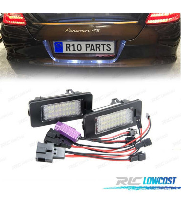ÉCLAIRAGE PLAQUE D´IMMATRICULATION LED POUR PORSCHE PANAMERA MACAN 996 997 CAIMAN