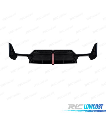 DIFUSEUR BMW G20 LCI 23-25 LOOK M AVEC FEU DE FREINAGE NOIR BRILLANT