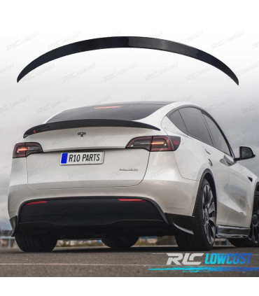 AILERON SPOILER TESLA MODEL Y 20- LOOK PERFORMANCE NOIR BRILLANT