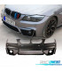 PARE CHOCS AVANT BMW E90 E91 08-12 LOOK M4 PDC GRILLES ANTIBROUILLARD