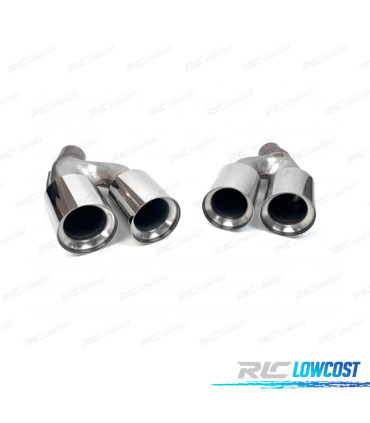 EMBOUTS D´ÉCHAPPEMENT BMW G30 G31 20- LOOK M5 CHROMÉ