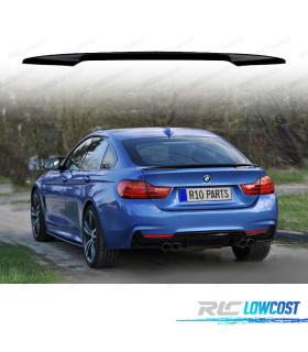 AILERON BECQUET LAME COFFRE BMW F36 GRAN COUPÉ LOOK M PERFORMANCE NOIR MAT