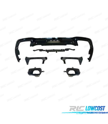 DIFFUSEUR BMW F44 21-23 + EMBOUTS D'ÉCHAPPEMENT NOIR BRILLANT