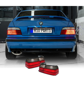 FEUX ARRIÈRE BMW E36 COUPÉ 90-97 FUMÉ ROUGE LOOK M3