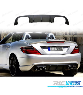 DÉFLECTEUR MERCEDES CLASSE SLK R172 11-15 LOOK AMG DOUBLE SORTIE