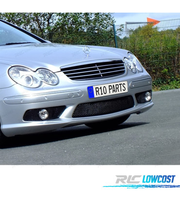 GRILLE CENTRALE INFÉRIEURE MERCEDES CLASSE C W203 04-07 LOOK AMG