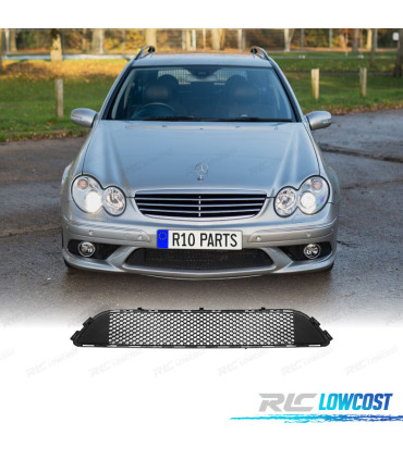 GRILLE CENTRALE INFÉRIEURE MERCEDES CLASSE C W203 04-07 LOOK AMG