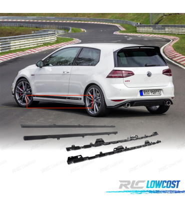 RAJOUTS BAS DE CAISSE VOLKSWAGEN VW GOLF 7.5 17-20 LOOK GTI