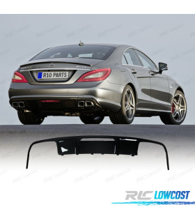 DIFFUSEUR MERCEDES CLS C218 11-14 LOOK C63 AMG NOIR BRILLANT
