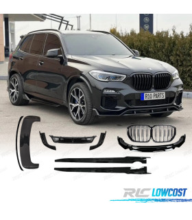 KIT CARROSSERIE BMW X5 G05 18-22 LOOK BLACK KNIGHT NOIR BRILLANT