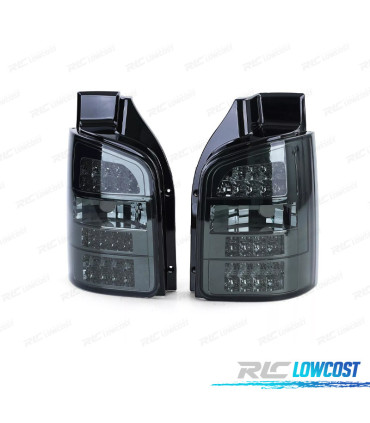 FEUX ARRIÈRE VOLKSWAGEN VW TRANSPORTER T5 10-15 2P LED FUMÉ