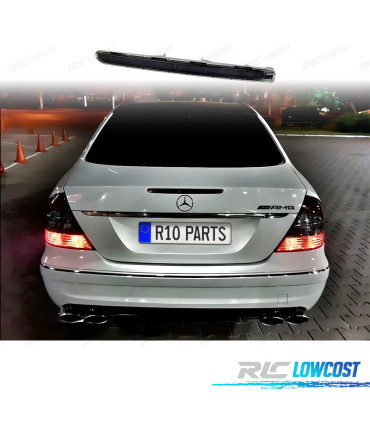 TROISIÈME FEU DE STOP POUR MERCEDES CLASSE E W211 02-06 NOIR FUMÉ