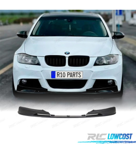 SPOILER LAME FRONTAL BMW E90 LCI 08-12 LOOK M PERFORMANCE NOIR BRILLANT