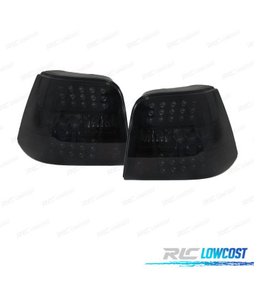 FEUX ARRIÈRE POUR VOLKSWAGEN VW GOLF 4 97-03 LED FUMÉ