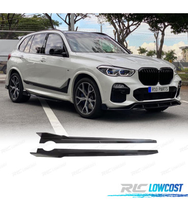 RAJOUT BAS DE CAISSE BMW X5 G05 LCI 23- LOOK M NOIR BRILLANT