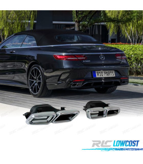 EMBOUT D'ÉCHAPPEMENT MERCEDES CLASSE S W222 13- LOOK AMG